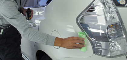 トップコート塗布