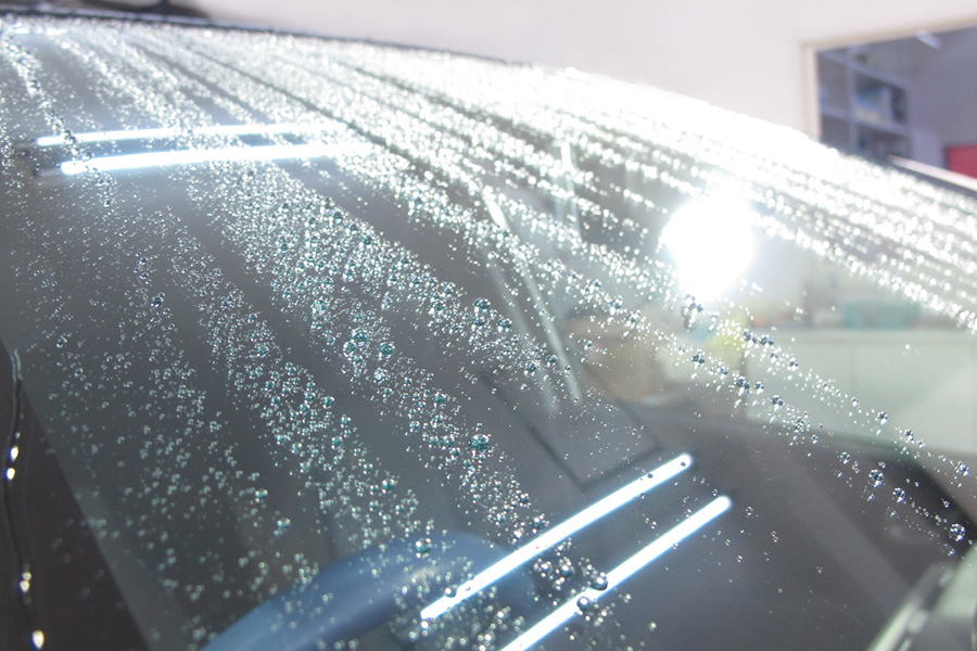 効果が長持ちする撥水コートを採用